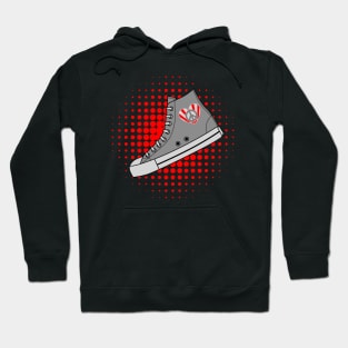 Grey High Top Sneaker Hoodie